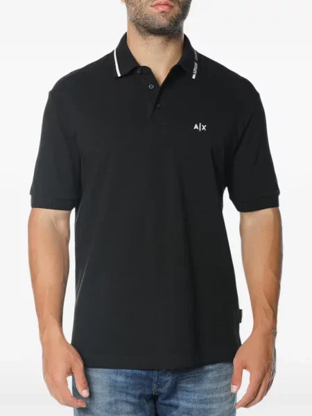 Polokošeľa Armani Exchange čierna