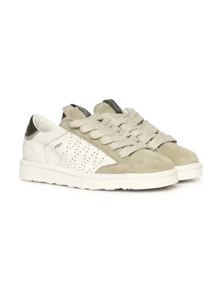 Sneakersy Panchic zamszowe białe