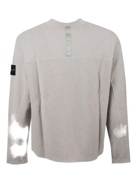 Pulover Stone Island cu strasuri gri