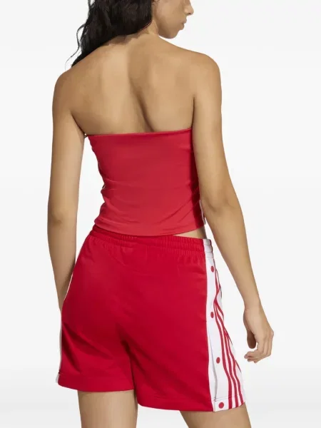 Top Adidas lung cu imagine roșu