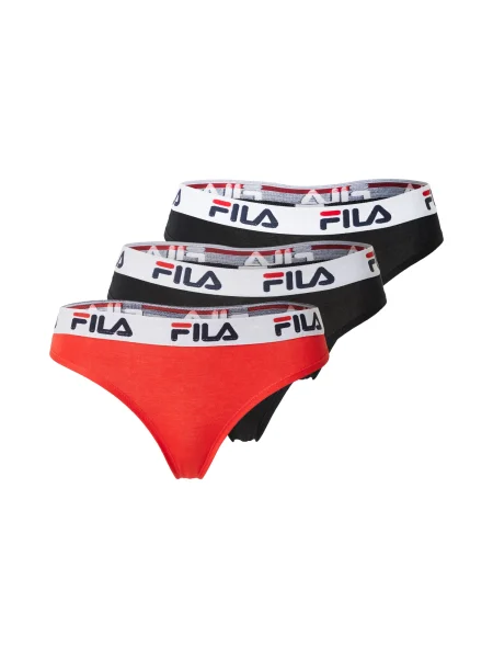FILA Tanga roșu / negru / murdar alb