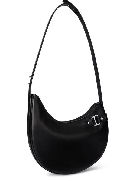 Шкіряна сумочка Lauren Ralph Lauren чорний