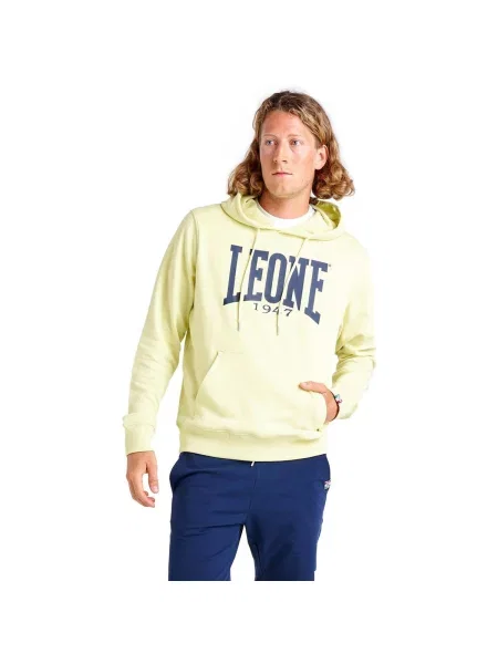 Hanorac din fleece Leone 1947 din fleece cu autograf verde