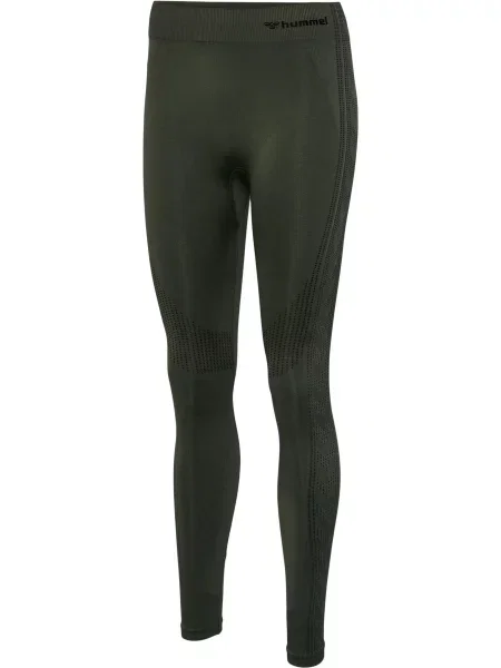 Legginsy bezszwowe Hummel Shaping zielone