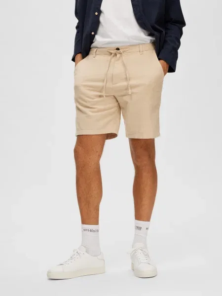 SELECTED HOMME Kelnės Brody' smėlio
