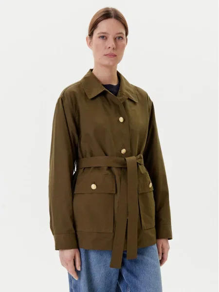 Tommy Hilfiger Prechodná bunda zelená
