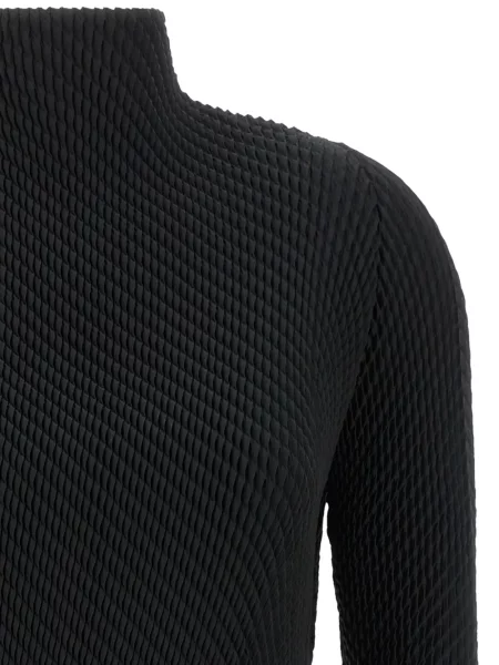 Top Issey Miyake asimetric negru