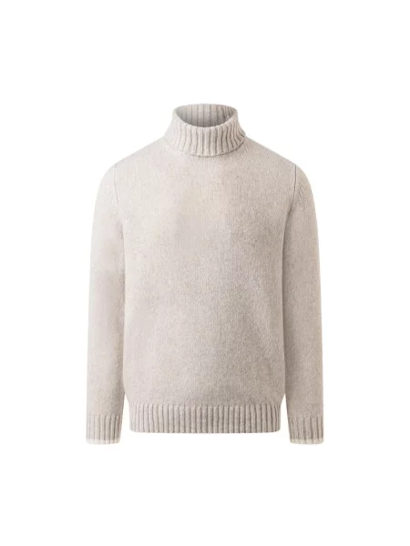 Sweter z golfem Maerz beżowy