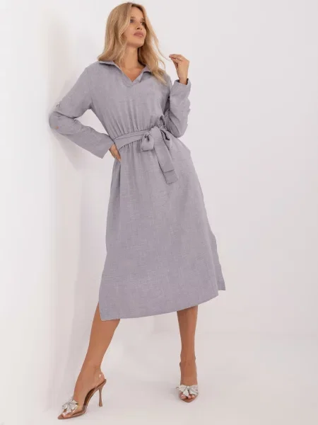 Rochie de zi Fashionhunters casual gri
