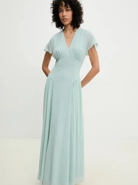 Rotate rochie maxi evazati turcoaz