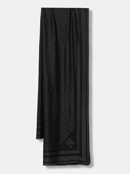 Šal Tommy Hilfiger črna