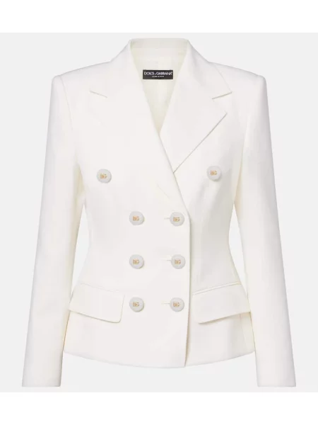 Sacou Dolce&gabbana de lână alb