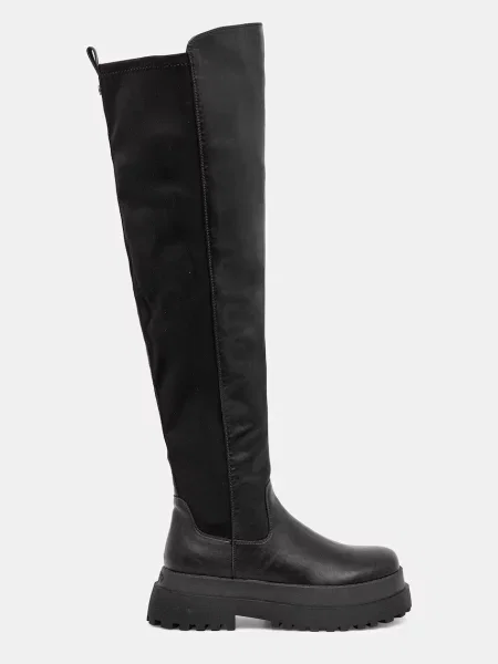 Сапоги Buffalo на платформе черные