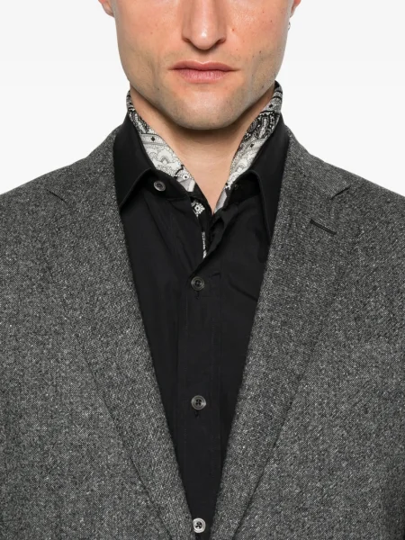 Costum Canali de lână de costum gri