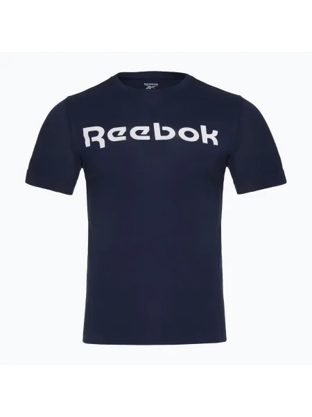 Férfi Reebok Gs Linear Read Tee vecnav/fehér póló. Méret: S fehér