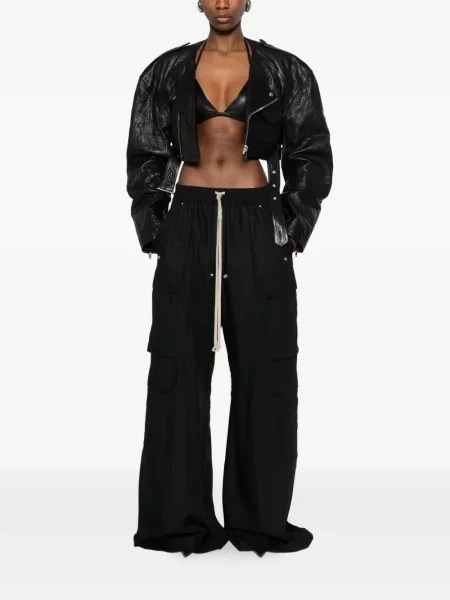 Презрамки топ Rick Owens връзки черно