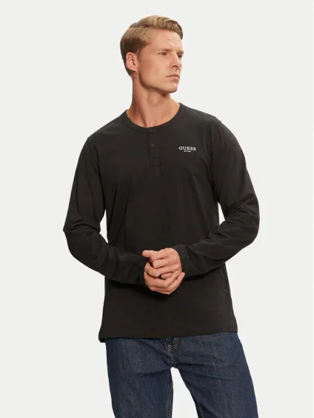 Guess Cămașă pijama negru