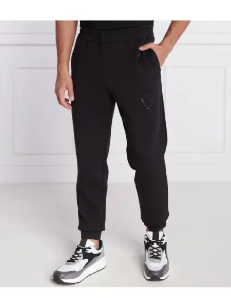Armani Exchange Pantaloni de trening | Relaxed fit negru