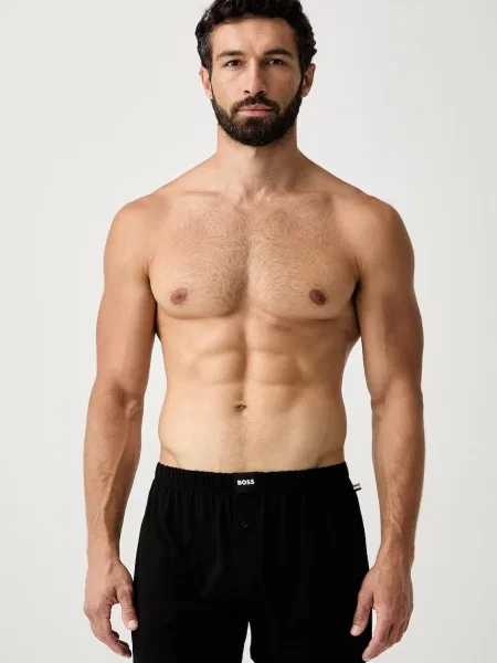 BOSS bokserki z 2P Jersey Boxer czarne