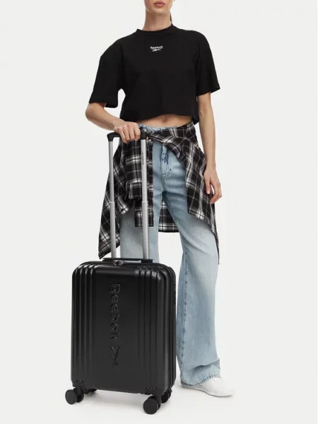 Reebok Valiză de cabină BLACK negru