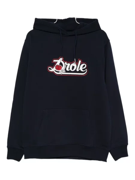 Суичър с качулка Drôle De Monsieur синьо