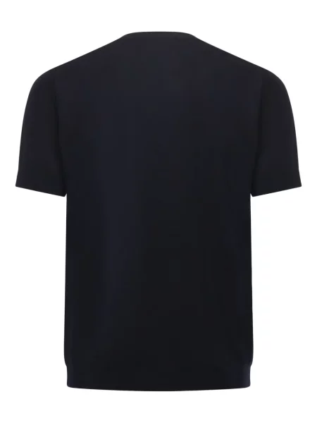 Scurt tricou Alpha Studio tricotate negru