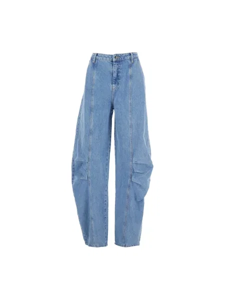 Spodnie cargo Rotate Birger Christensen niebieskie
