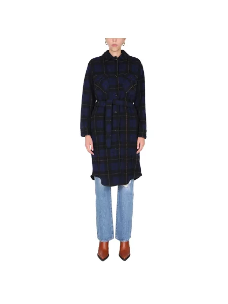Płaszcz Woolrich w kratę