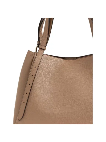 Shopperka Furla skórzana brązowa
