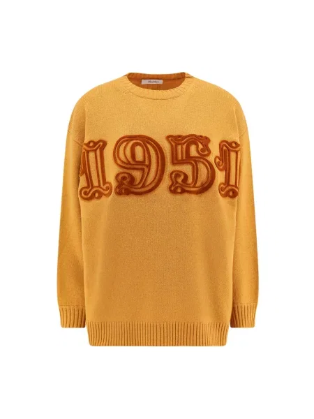 Sweter Max Mara żółty