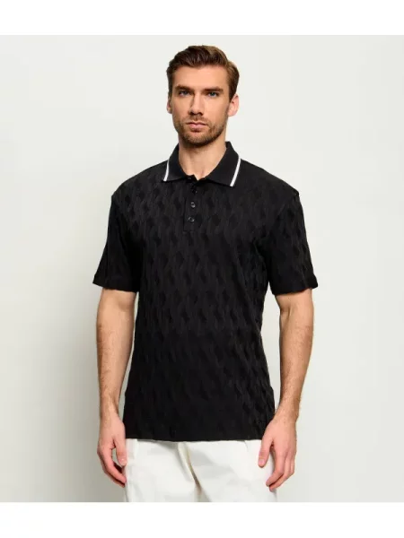 Tricou polo Hugo negru