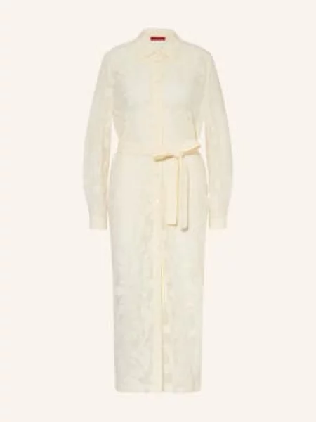 Max & Co. Sukienka Koszulowa Cotalento Z Koronki weiss