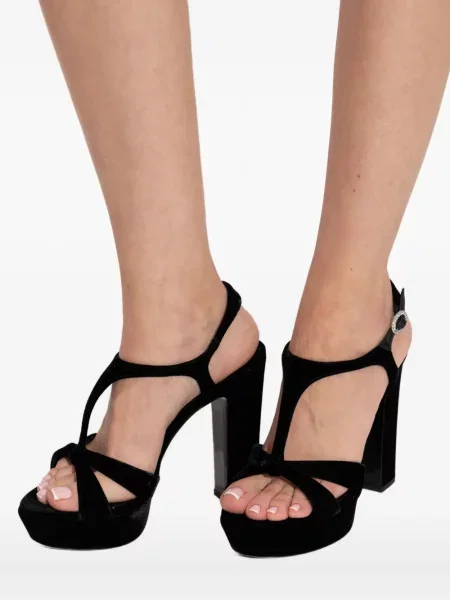 Sandale Jimmy Choo cu platformă negru