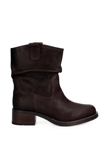 Botine Fly London din piele maro