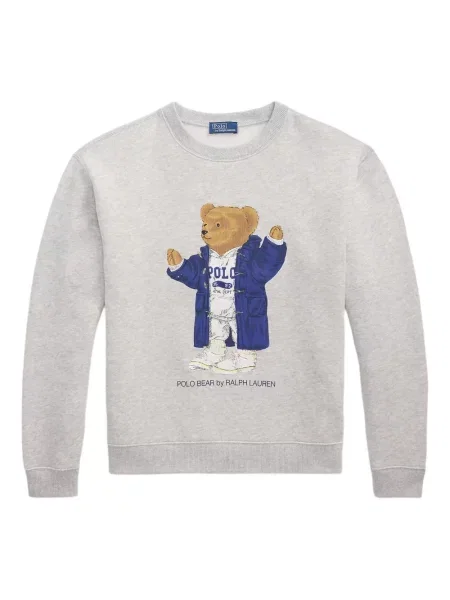 Chiloți Polo Ralph Lauren din țesătură twill cu autograf cu glugă albastru