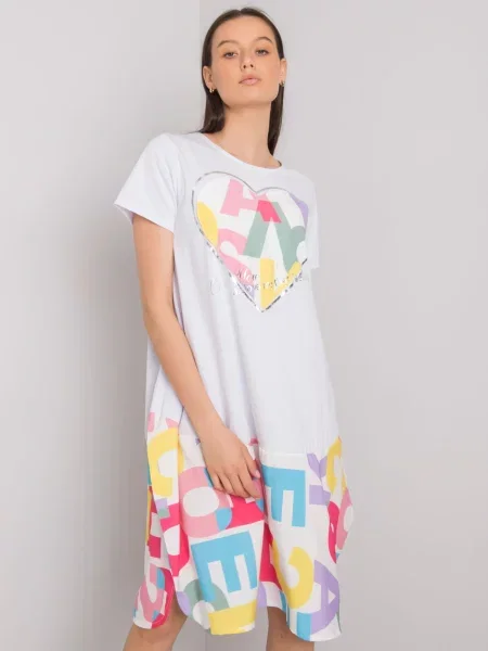 Rochie Fashionhunters de costum alb
