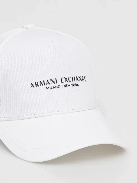 Бейсболка Armani Exchange з принтом чорний
