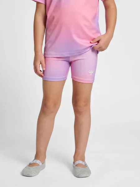 Szorty dziewczęce Hummel Gradient Gym różowe