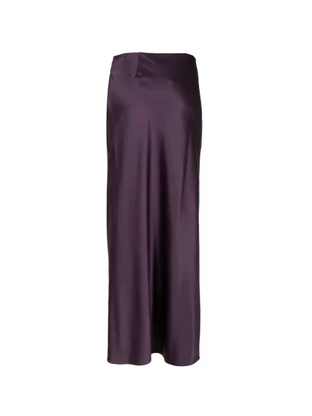 Fustă midi Veronica Beard cu volane violet
