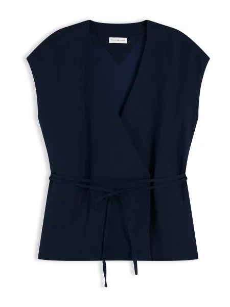 TOMMY HILFIGER Vestă de costum bleumarin