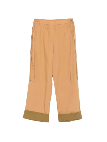 Pantaloni Ulla Johnson cu legături maro