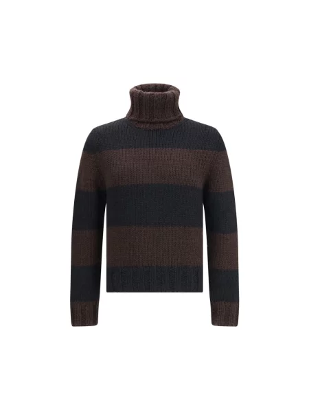 Golf golf golf Dolce And Gabbana wełniany brązowy