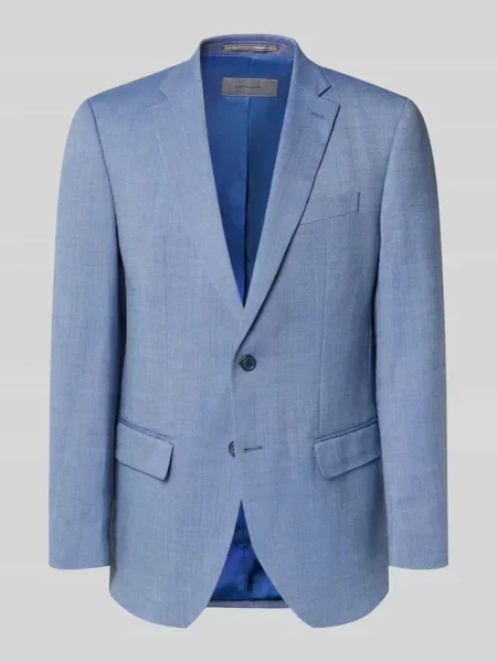 Marynarka w kroju slim fit na 2 z z patką model Grant' Pierre Cardin
