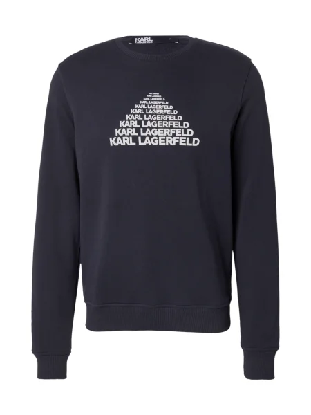 Karl Lagerfeld Mikina marine / offwhite modrá