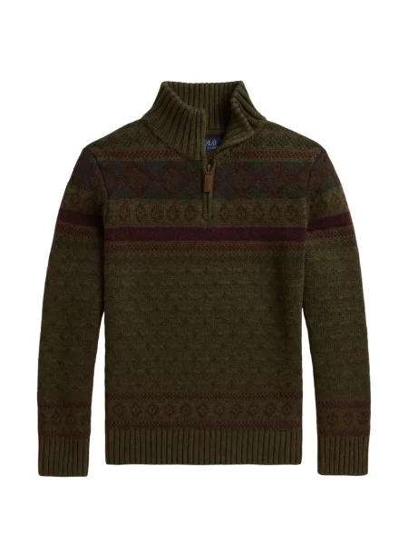 Sweter dziecięcy Polo Ralph Lauren zielony
