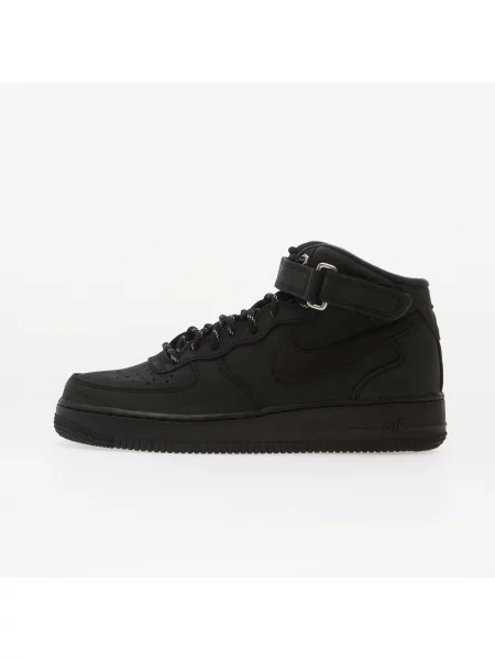 Sneakers Nike Air Force 1 Mid Black/ Black EUR negru