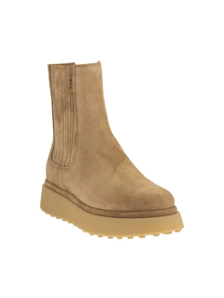 Sztyblety Tod's zamszowe beżowe