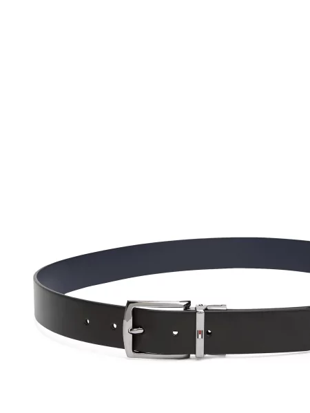 TOMMY HILFIGER Pas DENTON nočno / srebrna modra