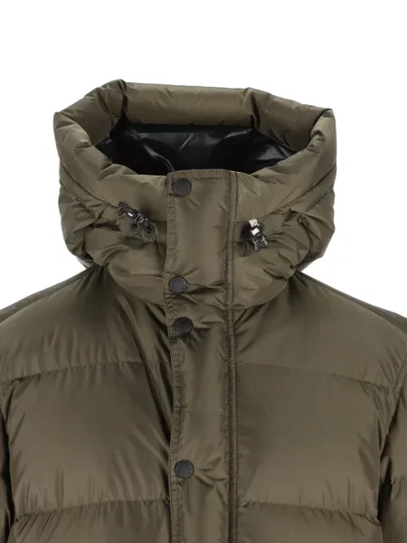 Palton Moncler Grenoble cu glugă verde