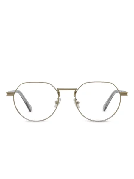 Ochelari de soare Zegna cu imprimeu geometric gri